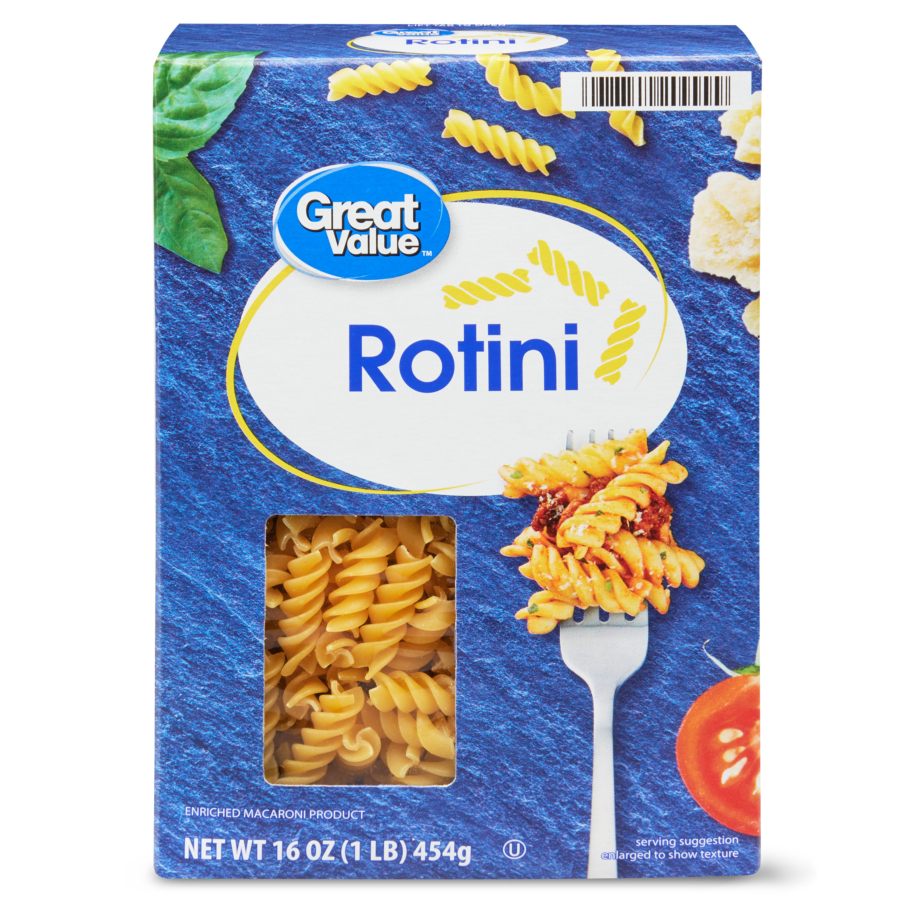 Buy Online Great Value Rotini Pasta (1 LB 454 GM) Kesar Grocery.